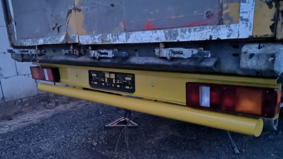 ремонт отбойника и планки под фонари для полуприцепа «Krone»