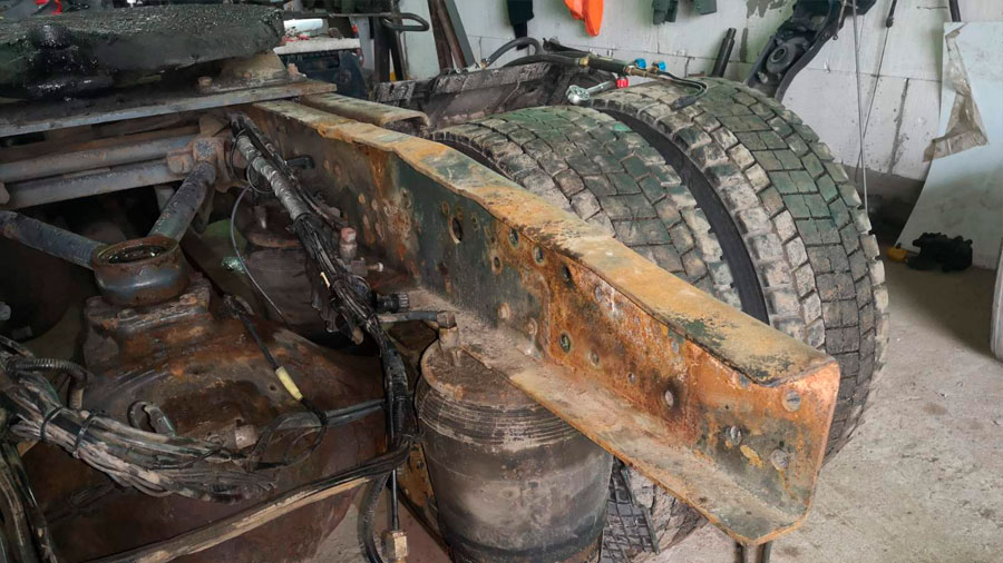 ремонт рамы DAF 105